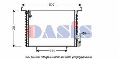 AKS DASIS 122930n -  Конденсатор, кондиционер